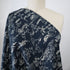 Hokkoh Cotton Shantung - ‘Woodland Follies' Navy *Last Piece 4.3m